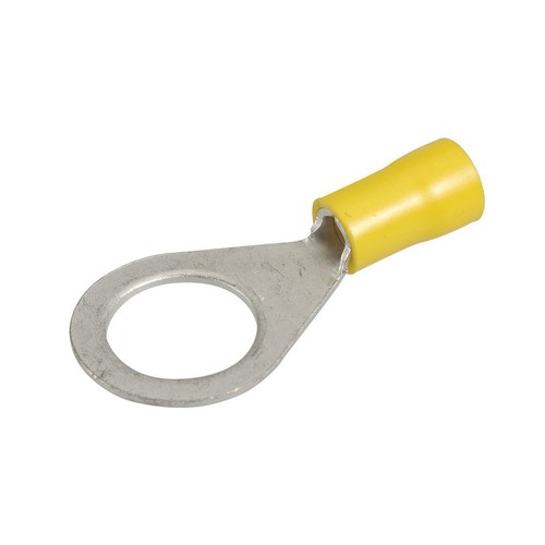 Narva Crimp Terminal Ring Yellow Insulated 13mm - 12 Pce - 56093BL Car Wiring
