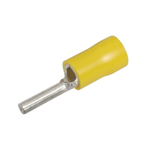 Narva Crimp Terminal Pin Yellow Terminal Entry 2.5mm Vinyl 25 Pce - 56216