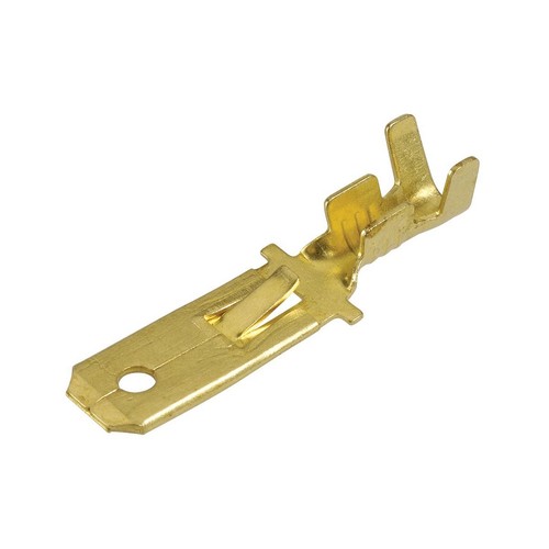 Narva Crimp Terminal Male Blade Brass Terminal Entry 6.3 x 0.8mm Non Insulated 1