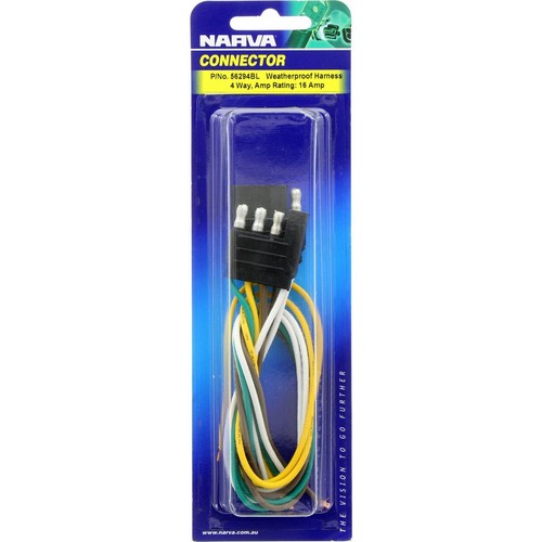 Narva Super seal Connector 4 Pole 1 Kit - 56294BL Car Wiring Adapter Auto Part
