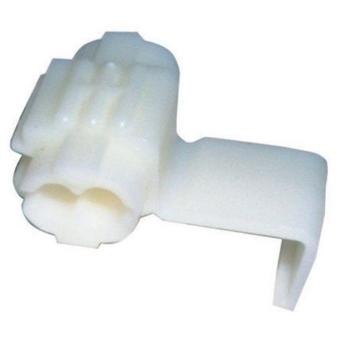 Narva Crimp Terminal Wire Tap Connector White Cable Size 4mm Vinyl 50 Pce - 5616