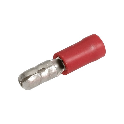 Narva Crimp Terminal Male Bullet Red Insulated 4.3mm - 14 Pce - 56046BL Adapter