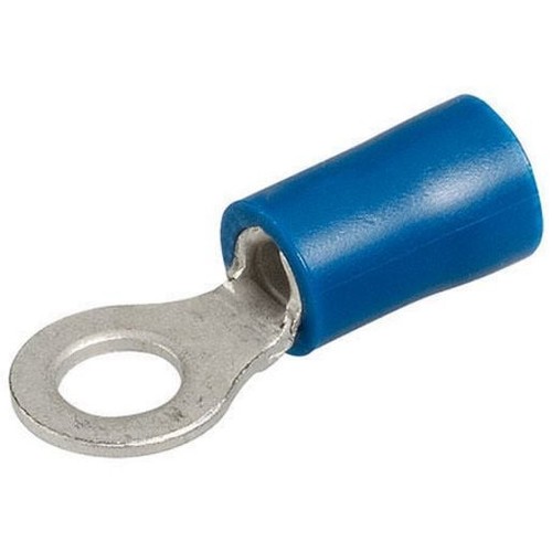 Narva Crimp Terminal Ring Blue Insulated 4.3mm - 25 Pce - 56076BL Car Wiring