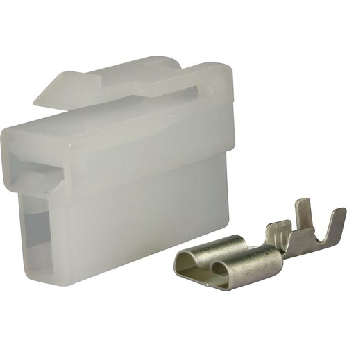 OEX QC Connector Female White 2 Pole - 10 Pce - ACX2687 Car Wiring Adapter