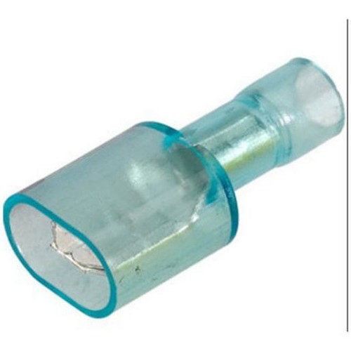 Narva Crimp Terminal Male Blade Blue Terminal Entry 6.3 x 0.8mm Polycarbonate 50