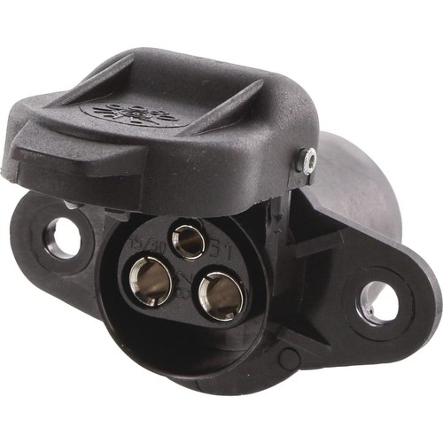 OEX Socket 3 Pin with Cover 1 Pce - ACX2893 Workshop Tool