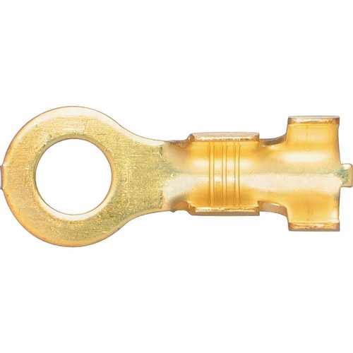 OEX Crimp Terminal Ring Brass ID 6mm Non Insulated 100 Pce - ACX3084 Car Wiring