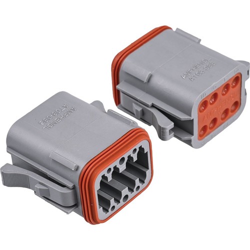Amphenol AT #16 - 8 Way Plug 5 Pce - AT06-8SA/5