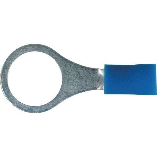 OEX Crimp Terminal Ring Blue ID 10.5mm Vinyl 14 Pce - ACX3057BL Car Wiring