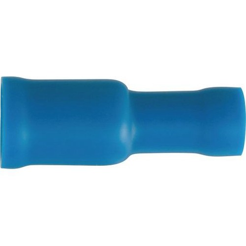 OEX Crimp Terminal Female Bullet Blue Terminal Size 5mm Vinyl 100 Pce - ACX3035