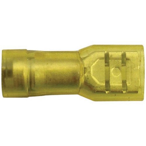 Narva Crimp Terminal Female Blade Yellow Terminal Entry 6.3 x 0.8mm Polycarbonat