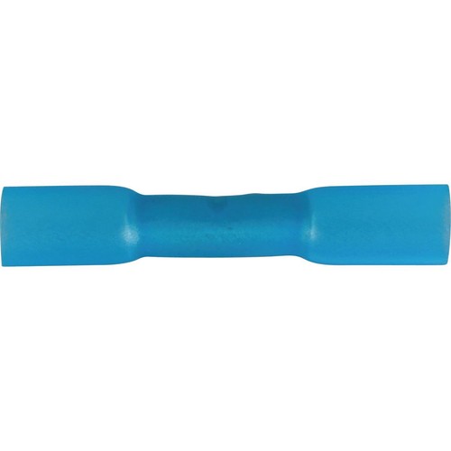 OEX Crimp Terminal Joiner Blue Cable Size 4mm Heat Shrinkable 10 Pce - ACX3065BL