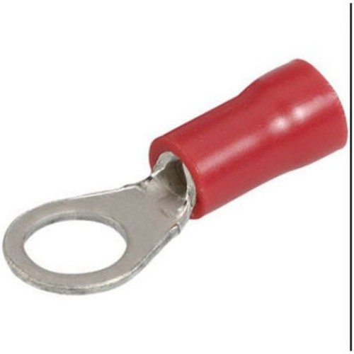 Narva Crimp Terminal Ring Red Terminal Entry 5mm Vinyl 100 Pce - 56172 Adapter