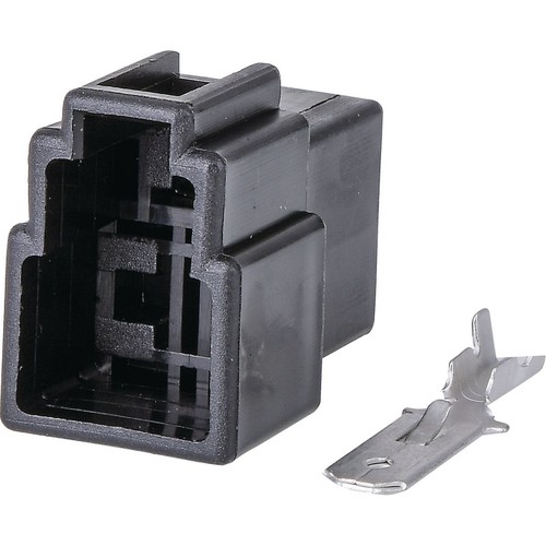 OEX QC Connector Male Black 3 Pole - 10 Pce - ACX2682BK Car Wiring Adapter