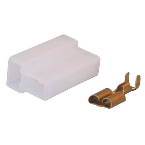 OEX QC Connector Female White 2 Pole - 10 Pce - ACX2731 Car Wiring Adapter