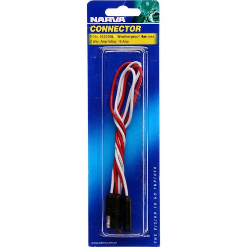 Narva Super seal Connector 2 Pole 1 Kit - 56292BL Car Wiring Adapter Auto Part