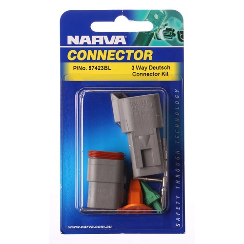 Narva Deutsch DT #16 - 3 Way 1 Kit - 57423BL Auto Part