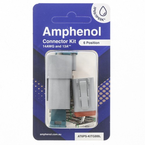 Amphenol AT #16 - 6 Way 1 Kit - AT6PS-KITGBBL