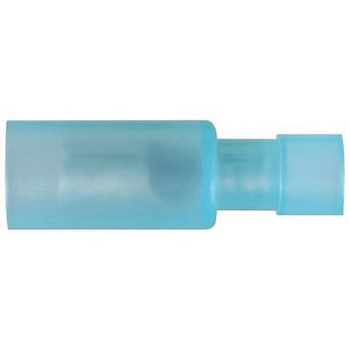 Narva Crimp Terminal Female Bullet Blue Terminal Entry 4mm Polycarbonate 100 Pce