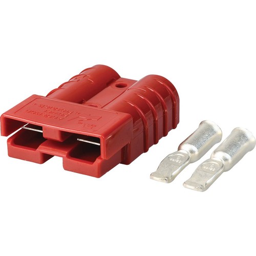 Drivetech 4x4 50A Anderson Plug Connector Red - DT-06961 Car Wiring Adapter