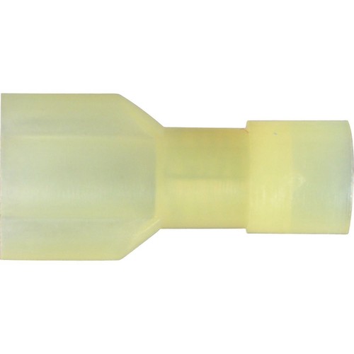 OEX Crimp Terminal Male Blade Yellow Terminal Entry 6.3 x 0.8mm Nylon 50 Pce - A
