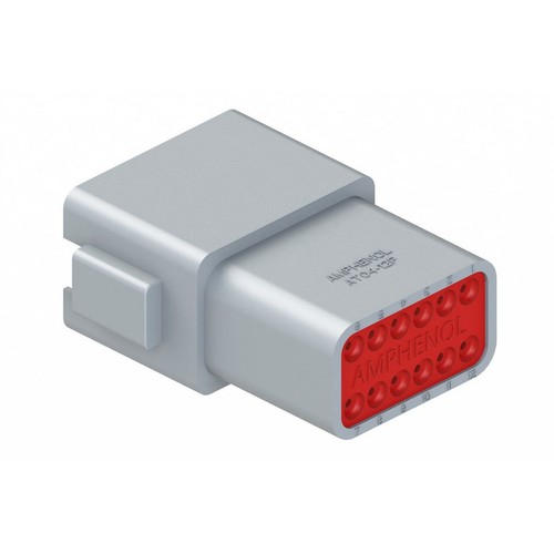 Amphenol AT #16 - 12 Way Receptacle 5 Pce - AT04-12PA/5 UHF Radio 4WD
