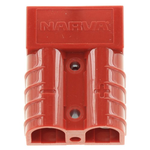 Narva 50A Red Connector W Terminals - 57200R Car Wiring Adapter Auto Part