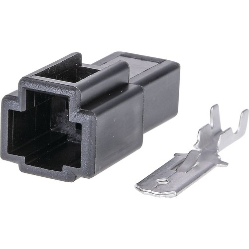 OEX QC Connector Male Black 1 Pole -10 Pce - ACX2680BK Car Wiring Adapter