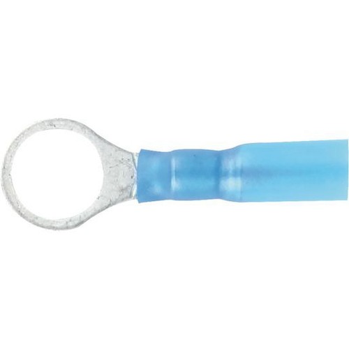 OEX Crimp Terminal Ring Blue ID 9.5mm Heat Shrinkable 50 Pce - ACX3181 Adapter