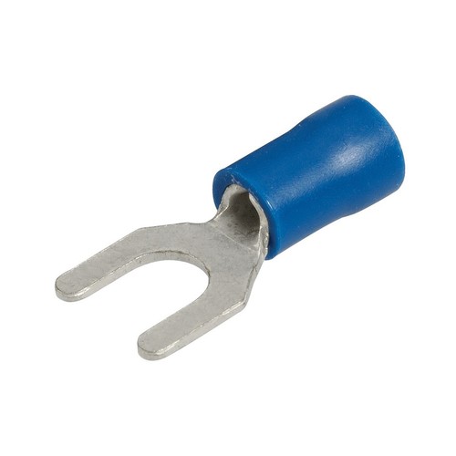 Narva Crimp Terminal Spade Blue Insulated 5mm - 21 Pce - 56068BL Car Wiring