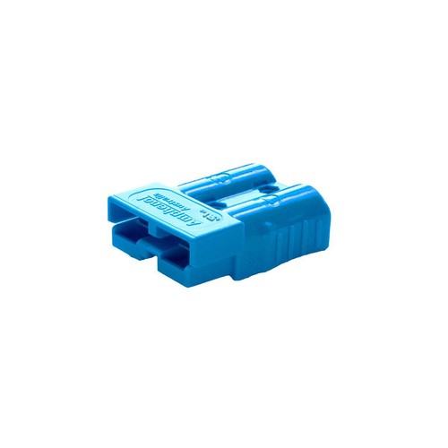 Amphenol 50A Heavy Duty Power Connector, Blue - 1 Pair with Terminals - AXC506H6