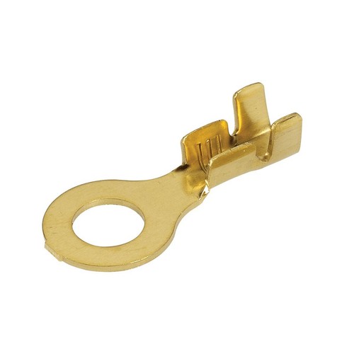 Narva Crimp Terminal Ring Brass Terminal Entry 5mm Non Insulated 100 Pce - 56234