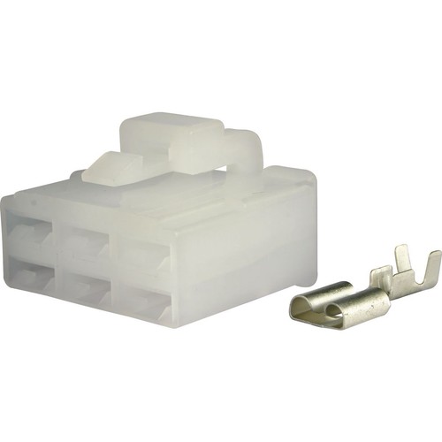 OEX QC Connector Female White 6 Pole - 10 Pce - ACX2690 Car Wiring Adapter