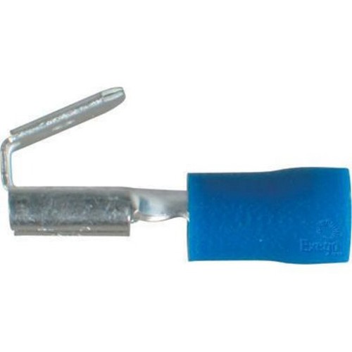 Narva Crimp Terminal 2-Way Male/Female Connector Blue Terminal Entry 6.3 x 0.8mm