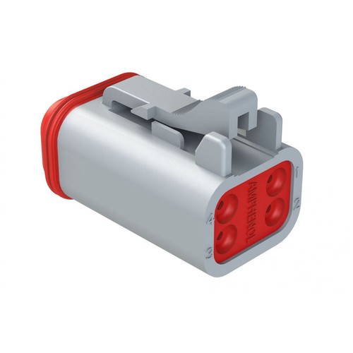 Amphenol AT #16 - 4 Way Plug 5 Pce - AT06-4S/5