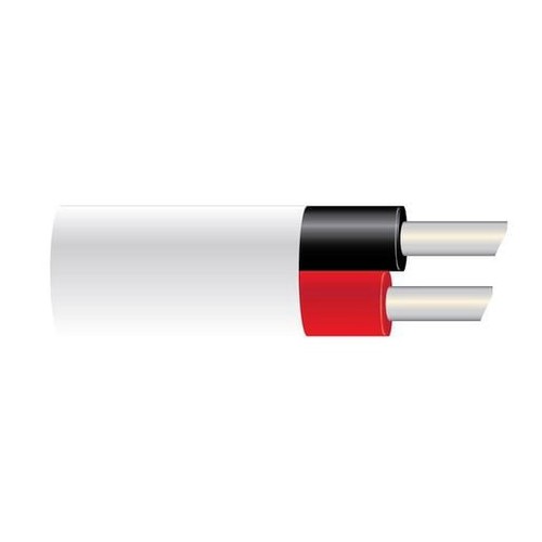 OEX 3mm Twin Core Tinned Marine Cable, Red/Black With White Sheath - 50m Roll -