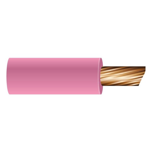 OEX 3mm Single Core Automotive Cable, Pink - 30m Roll - ACX0708 Car Wiring