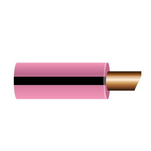 OEX 3mm Single Core Automotive Cable, Pink With Black Trace - 100m Roll - AS1160