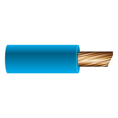 OEX 5mm Single Core Automotive Cable, Blue - 30m Roll - ACX0754 Car Wiring