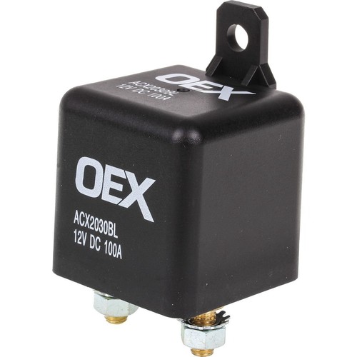 OEX Battery Relay 12V 100A - ACX2030 Car Wiring Adapter
