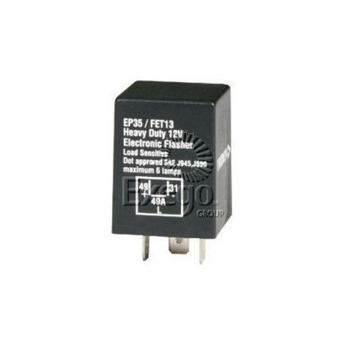 Tridon Electric Flasher Unit 12v 3 Pin - FET13PAC Car Wiring Adapter Auto Part