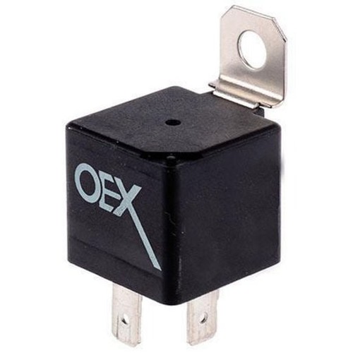 OEX Mini Relay 12V 4 Pin Normally Open 40A - Resistor Protected, Sealed - ACX193