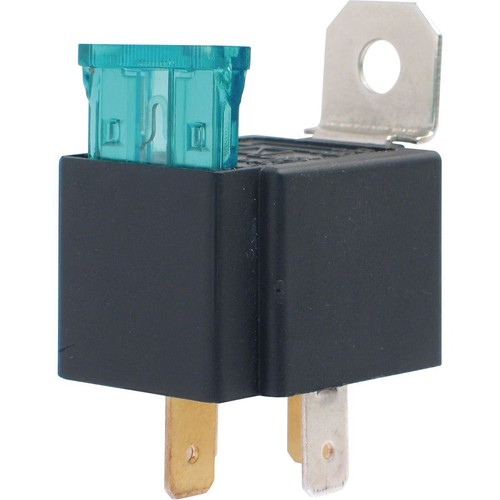 OEX Mini Relay 12V Normally Open - Fused 30A, Sealed - ACX1994BL Car Wiring