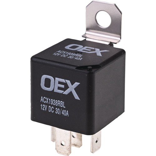OEX Mini Relay 12V 5 Pin Change Over 30/40A (30 & 86 terminals are reversed) Res