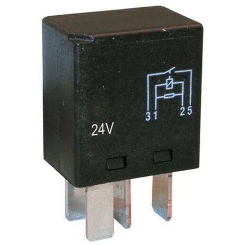 OEX Micro Relay 24V Normally Open 15A - Resistor Protected, Sealed - ACX1982BL