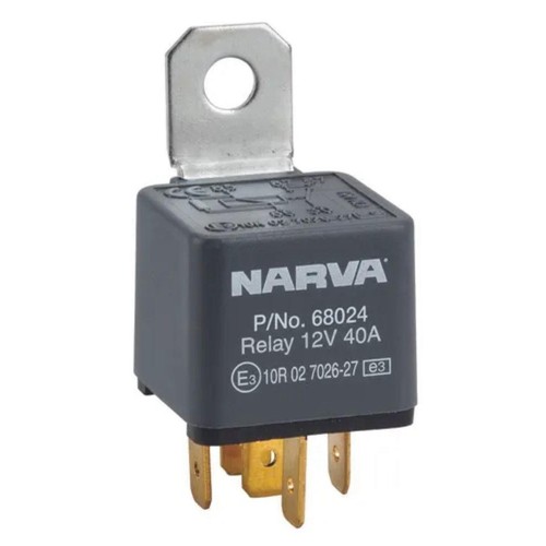 Narva 12V Relay 5 Pin 30A - 68024 Car Wiring Adapter Auto Part