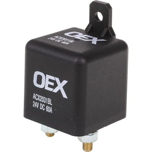 OEX Heavy Duty Relay 24V Normally Open 60A - ACX2031 Car Wiring Adapter