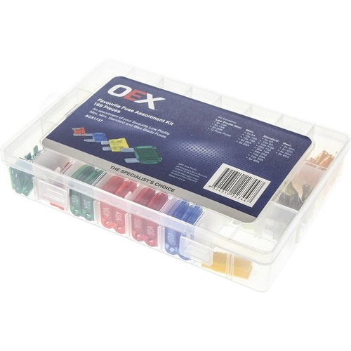 OEX Favourite Fuse Assortment Kit - 169pcs - ACX1737 Car Wiring Adapter
