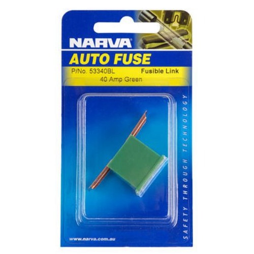 Narva Fusible Link L Type 40A Green 1 Pce - 53340BL Car Wiring Adapter Auto Part