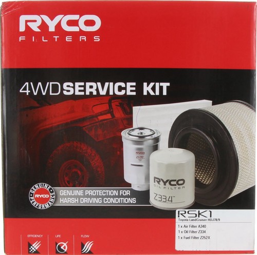 RYCO 4WD Filter Service Kit - RSK1 Auto Part